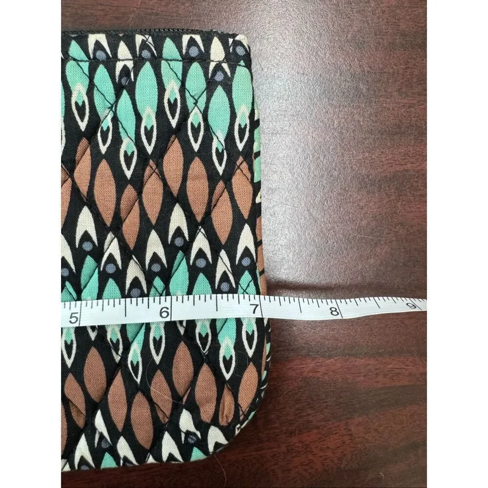 Vera Bradley Sierra Stream Retired Print Zipper Pouch - Picture 4 of 5